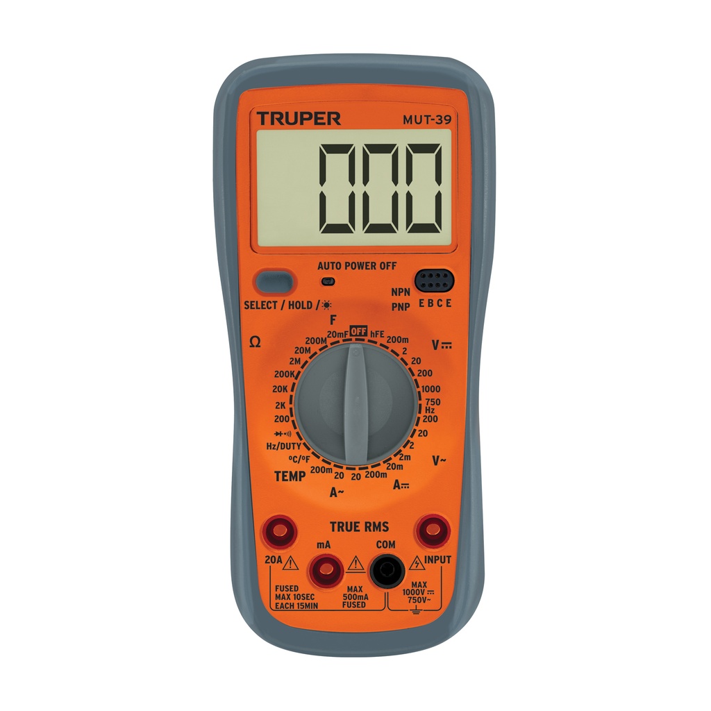 Multitester digital profesional, Truper