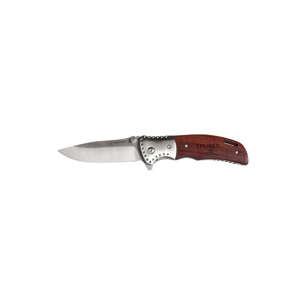 Navaja abatible, hoja dentada, Truper