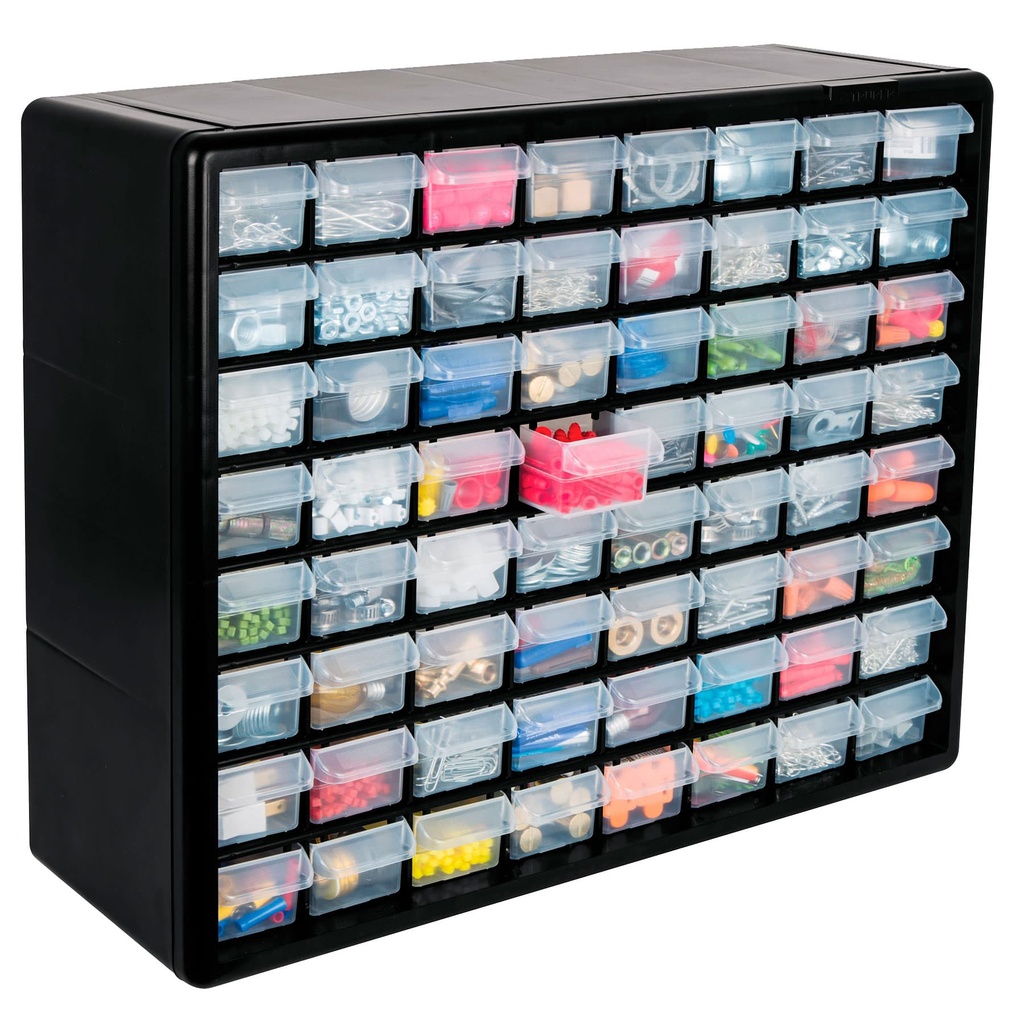 Organizador 20" con 64 compartimentos, Truper