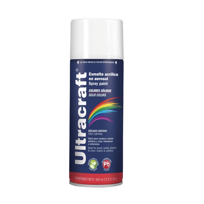 Pintura blanca en spray Ultracraft, Truper