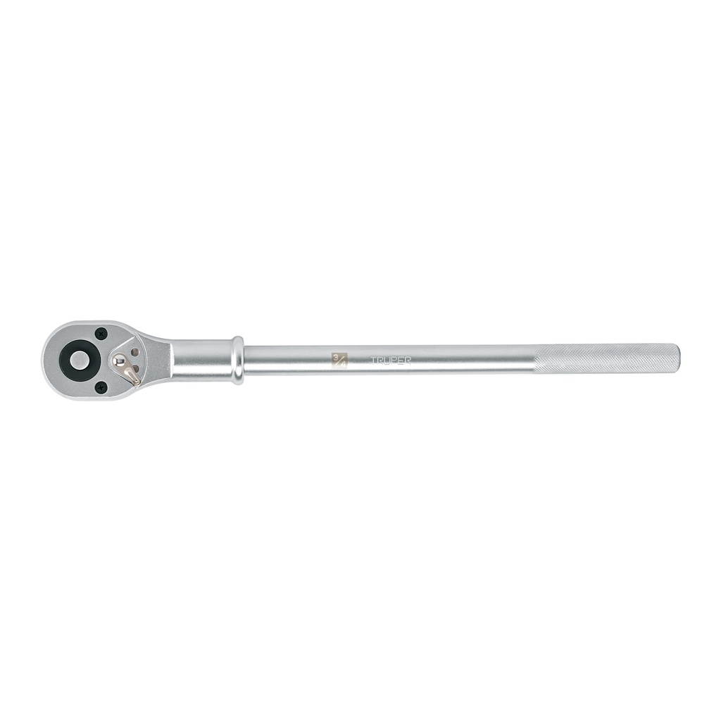 Ratchet liberacion rapida cabeza pera sistema reversible 3/4", Truper