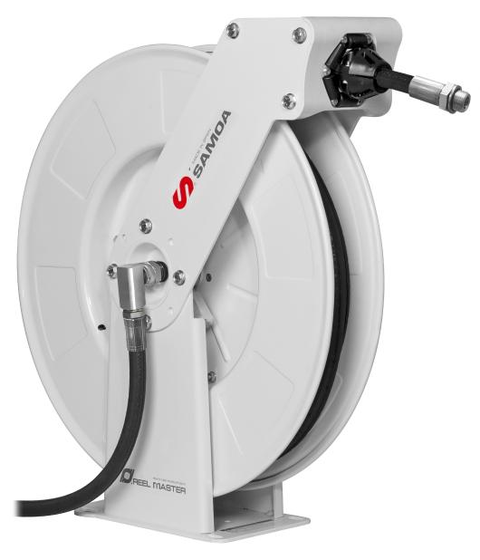 ENROLLADOR DE MANGUERA DE ALTO RENDIMIENTO RM-12L, 15 M, 3/8", GRASA / ACEITE HIDRÁULICO, SAMOA