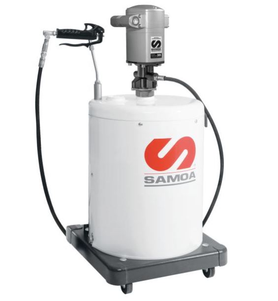 Engrasadora neumatica movil 20 KG / Alto rendimiento, Samoa