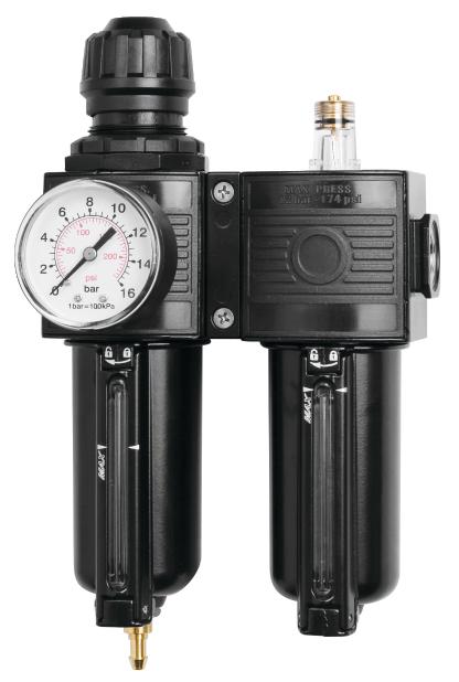 FILTRO REGULADOR LUBRICADOR 1/2", SAMOA