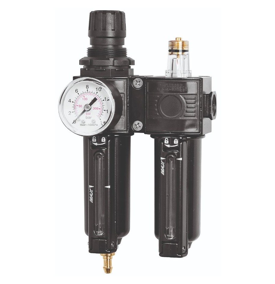 FILTRO REGULADOR LUBRICADOR 1/4", SAMOA