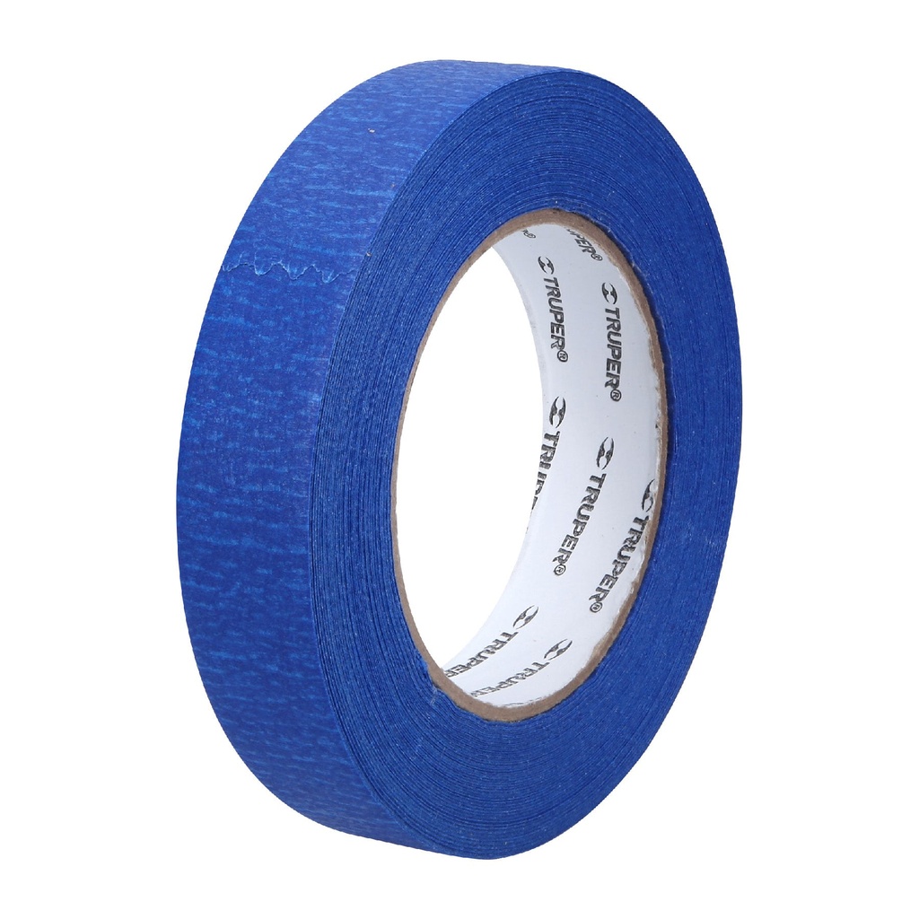 Cinta masking tape azul de 1" x 50 m, Truper