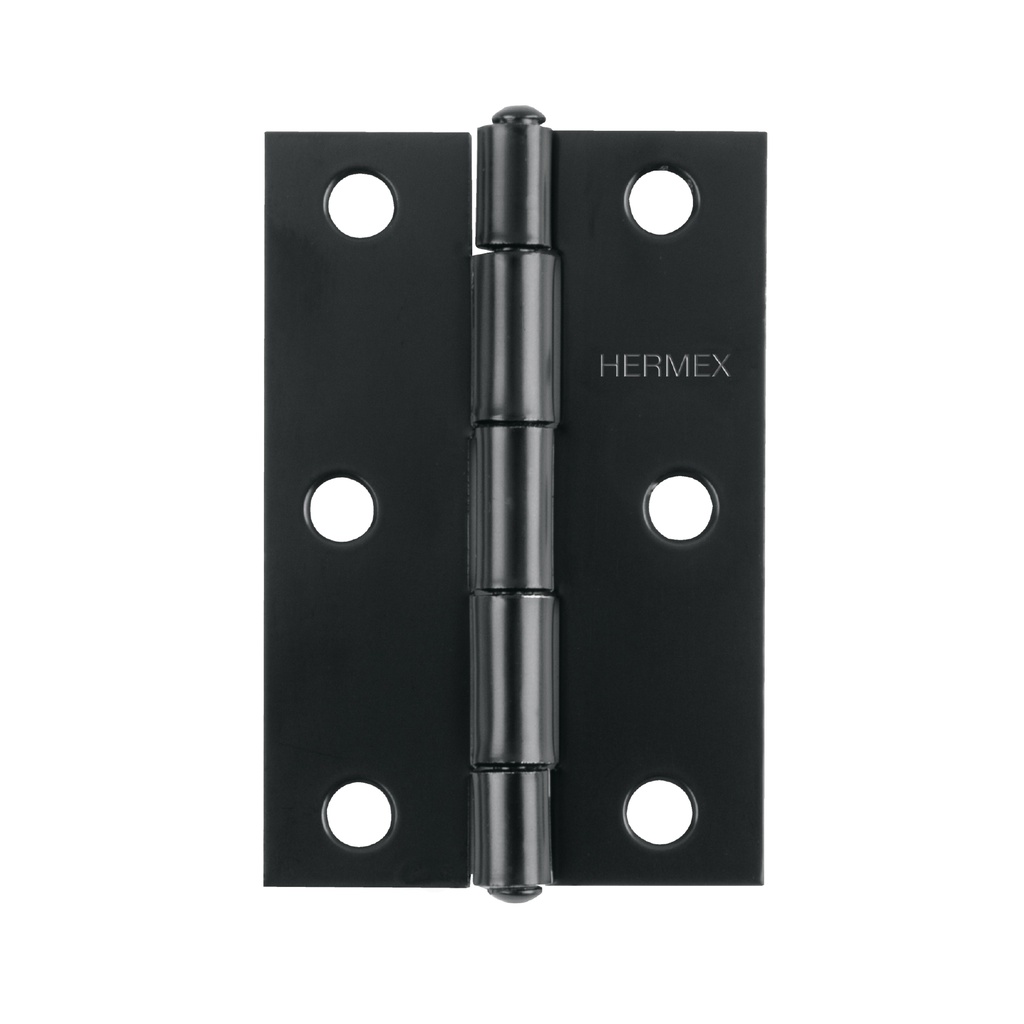 BR-356 Bisagra rectangular 3-1/2" negra, Truper Hermex
