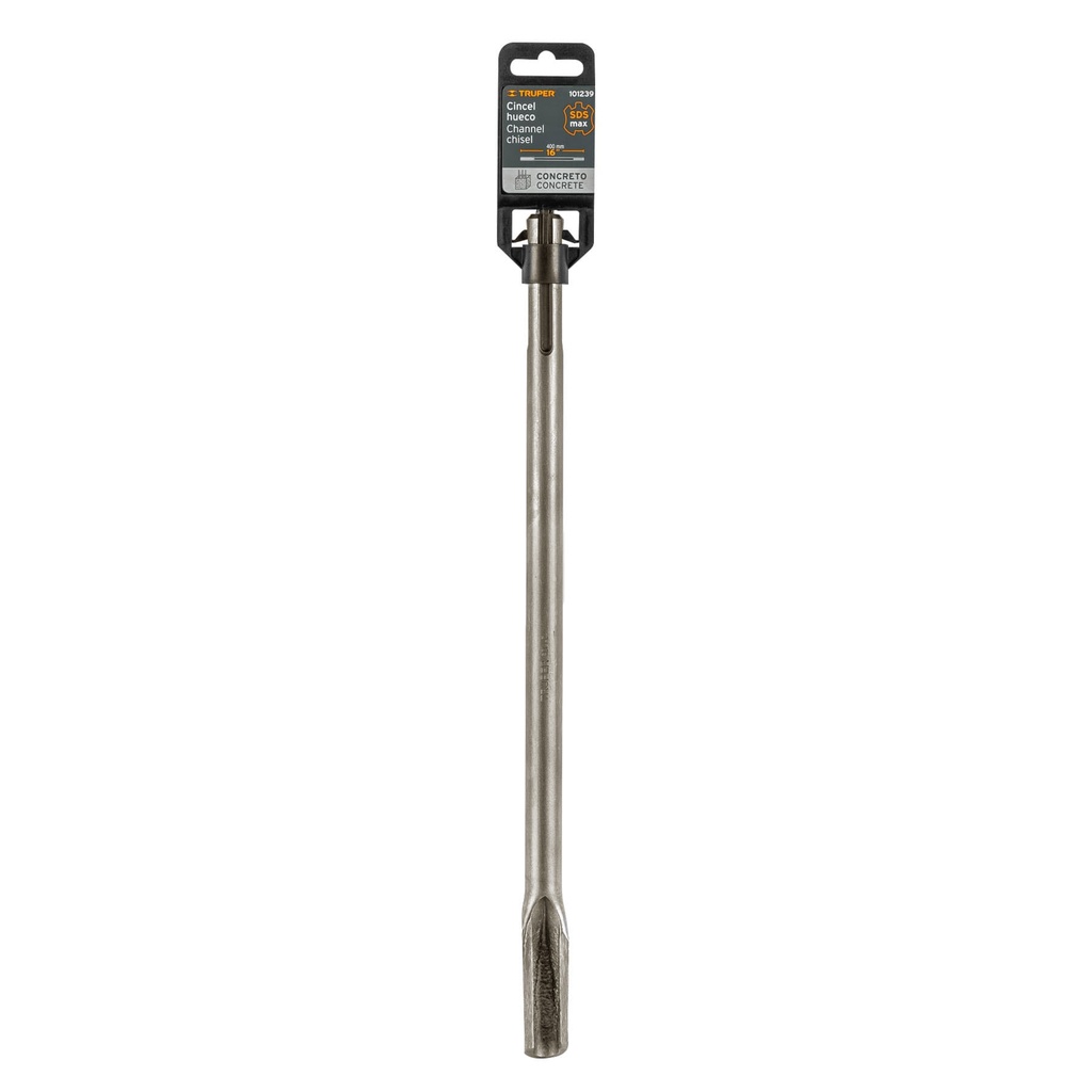 Cincel hueco para acanalado SDS max 7/8" x 16", Truper