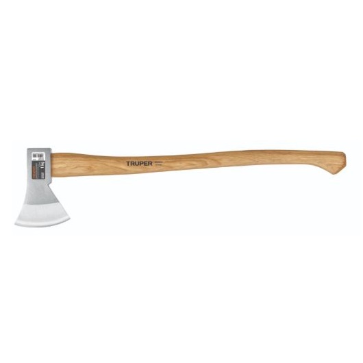 Hacha europea 1000 g, mango hickory 28", Truper