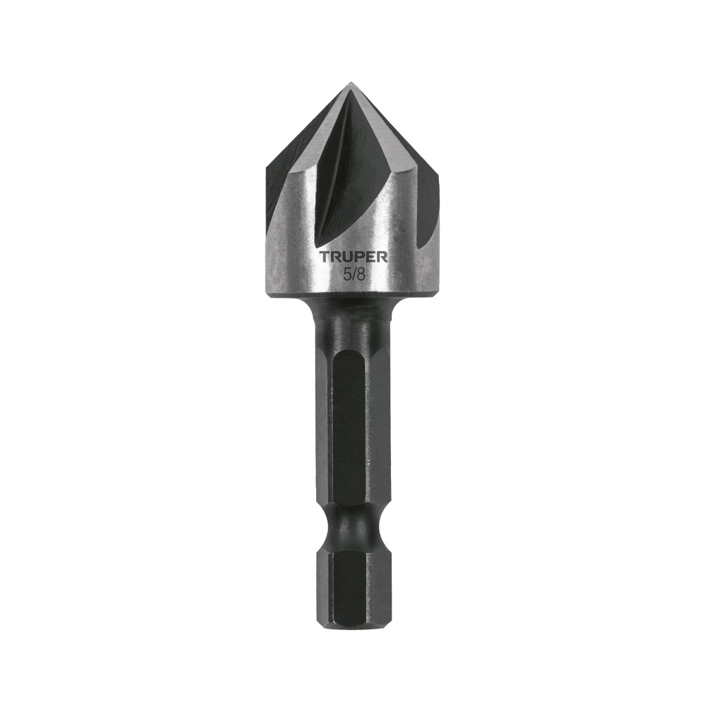 Avellanador HSS cambio rápido 5/8", Truper