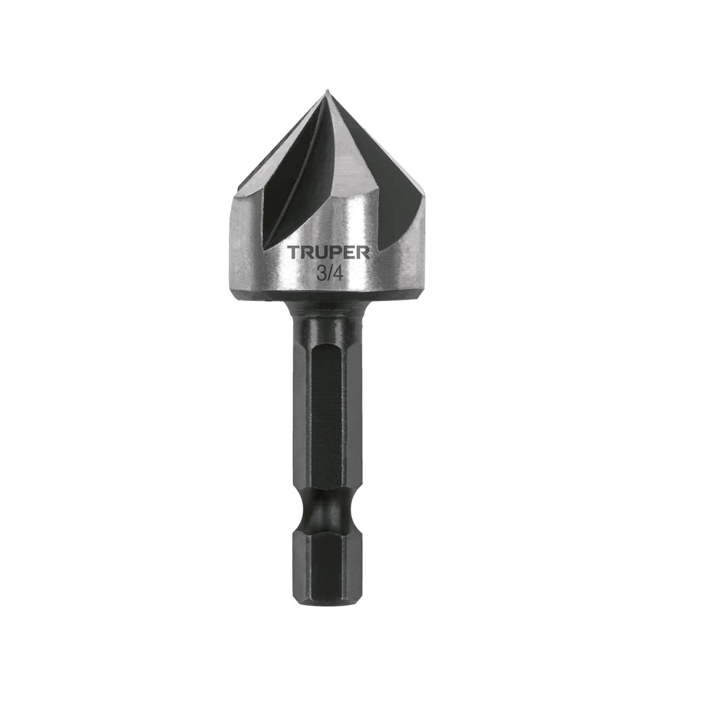 Avellanador HSS cambio rápido 3/4", Truper