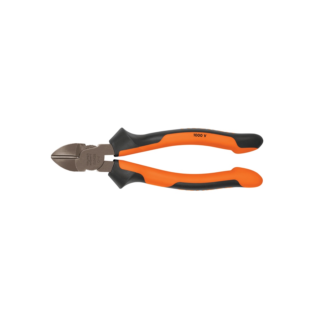 Alicate de corte diagonal 8" alta palanca, Comfort Grip, Truper Expert