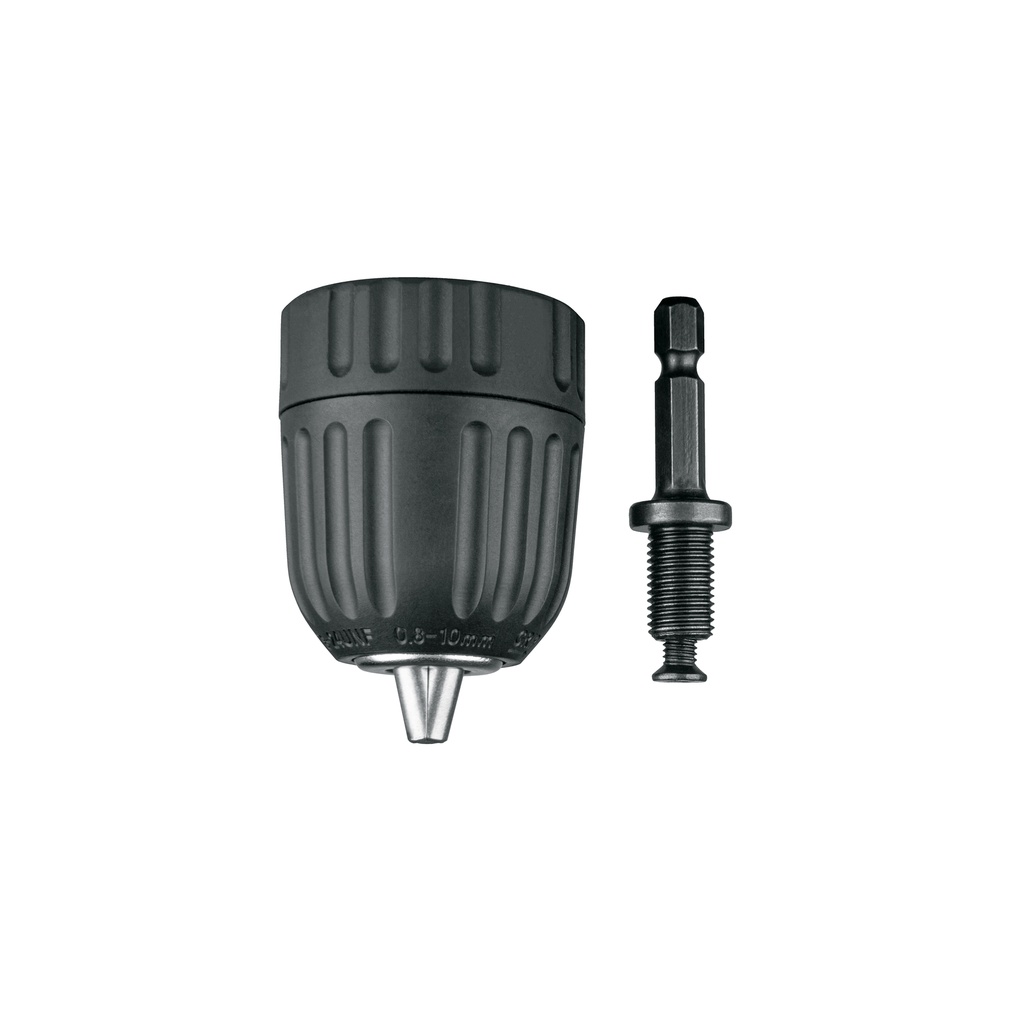 Broquero 3/8" s/llave, c/adaptador Hex 1/4" p/destornillador, Truper