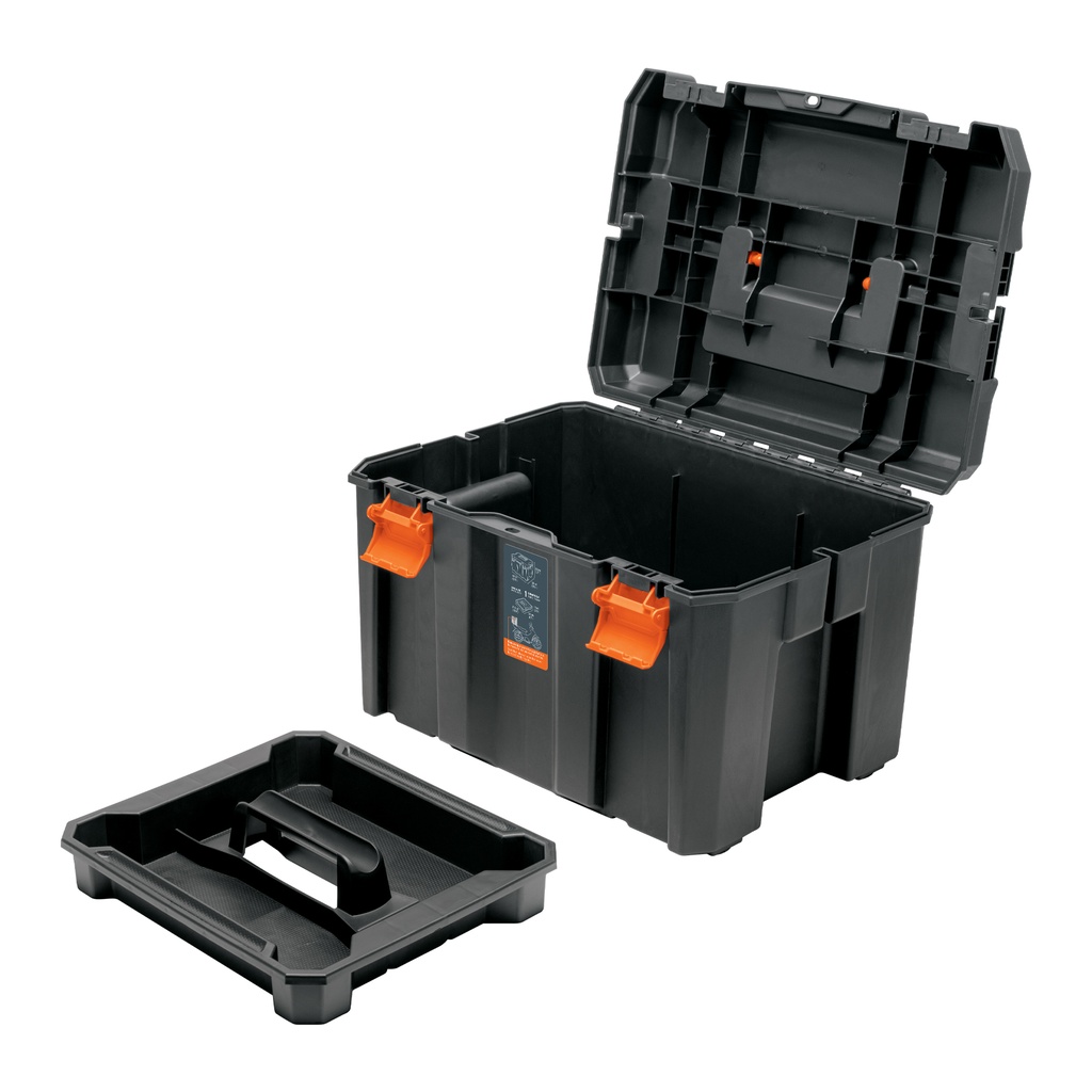 Caja para herramienta, profunda de 17"x12", Truper