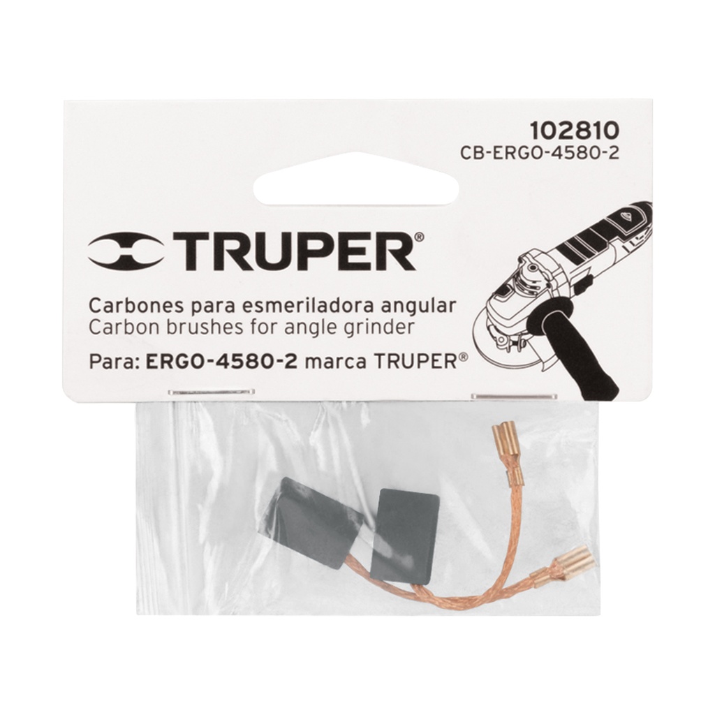Bolsa con 2 carbones de repuesto para ERGO-4580-2, Truper