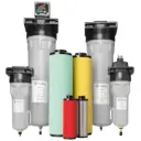 Filtro coalescente | carcasa azul FS 32 (N3/8) - CP Tamaño 4 Grado S 15L/S 32CFMs 3/8” Conexión NPT, Chicago Pneumatic